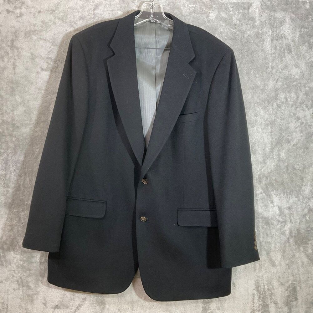 Vintage  Lord & Taylor Men’s  44L 100% Cashmere Blazer Jacket only Black
